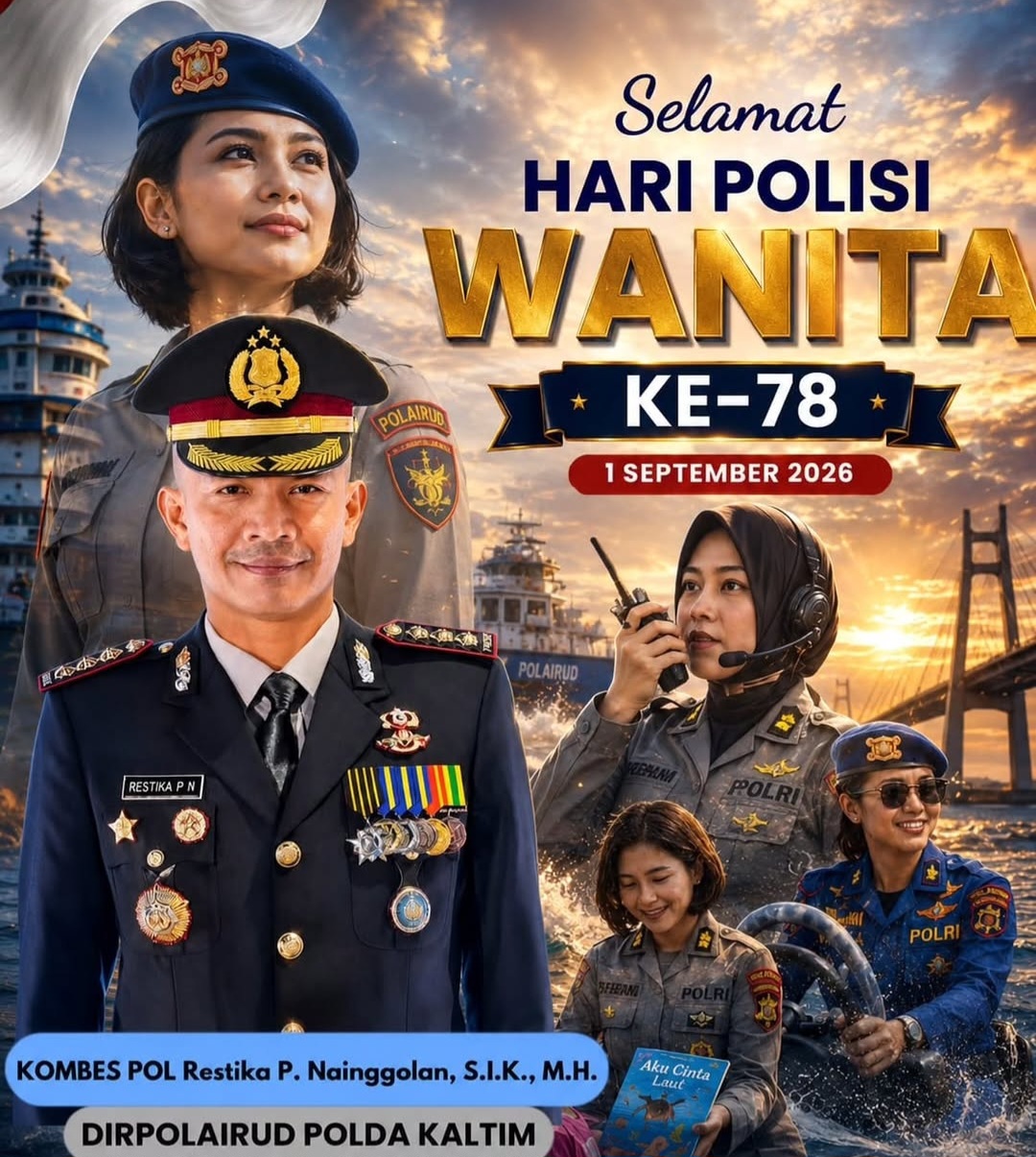 HUT ke-78 Polwan, Pesan Dirpolairud Polda Kaltim: Jaga Integritas dan Layani Masyarakat